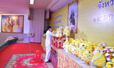 ศรีสะเกษ ประกอบพิธีถวายราชศักการะ วันยุทธหัตถี สมเด็จพระนเรศวรมหาราช