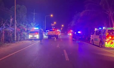 2 หนุ่มซิ่งจยย.แซงเก๋งพุ่งข้ามเลนชน จยย.วิ่งสวนมาดับสยอง 3 ศพ