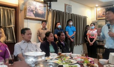 ผู้ว่าฯศรีสะเกษพบปะสังสรรค์สื่อมวลชนสานสัมพันธุ์ขับเคลื่อนงานเพื่อความเจริญก้าวหน้าของบ้านเมือง