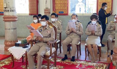 พสกนิกรศรีสะเกษ ประกอบพิธีเจริญพระพุทธมนต์ถวายพระพรชัยมงคลและพิธีทำบุญ แด่"พระองค์ภา"