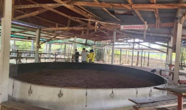 เจ้าของสนามซ้อมชนไก่ขอนแก่น พา ตำรวจและนายอำเภอ โนนศิลา ตรวจจุดเกิดเหตุ ตร.กระทืบชาวบ้าน