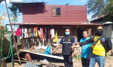 อากาศแปรปรวน!อุณหภูมิลดวูบหอบลมกรรโชกแรงซัดบ้านเรือน-คอกปศุสัตว์อำนาจเจริญพังยับ