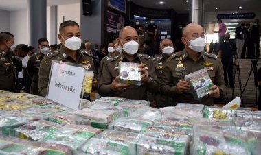 ทลายแก๊งค้ายาเสพติดรายใหญ่ยึดไอซ์กว่า 1,400 กก.ลำเลียงจากภาคกลางเตรียมส่งภาคใต้