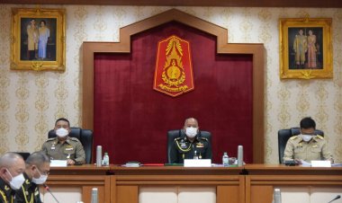 กองบังคับการตำรวจภูธรศรีสะเกษเข้าร่วมประชุมเพื่อเตรียมการประชุมคณะกรรมการชายแดนไทย -กัมพูชา