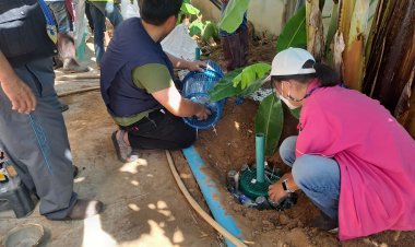 ชัยภูมินำชาวชาวบ้านทำธนาคารน้ำใช้แล้วลงดินแก้ปัญหาน้ำเสียจากครัวเรือน