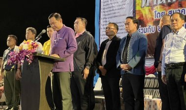 "บิ๊กน้อย" เลขาธิการโอลิมปิคแห่งประเทศไทย เปิดงานศึกมวยไทย ต้านไฟป่า