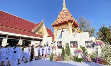 พิธีพระราชทานเพลิงศพ" คุณแม่เอ็นดู"มารดา นพ.ชลวิทย์ หลาวทอง ผู้อำนวยการโรงพยาบาลศรีสะเกษ