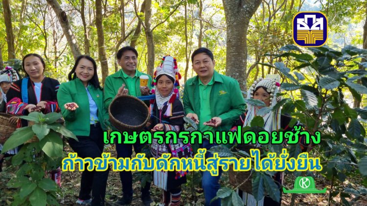 ธ.ก.ส.หนุนเกษตรกรผู้ผลิตกาแฟดอยช้าง ช่วยเพิ่มรายได้ยั่งยืน ก้าวข้ามกับดักหนี้