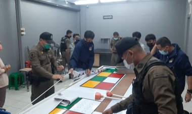 ตำรวจบางแก้วทลายบ่อนนักพนันไหวตัวทันพบเพียงอุปกรณ์การเล่น