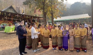 “นายกเคี้ยง” พรรคพลังประชารัฐ  ร่วมงานสืบสานประเพณีขึ้นพระธาตุดอยดินกี่แม่สอด
