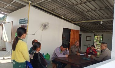 ตาก 1 ลงพื้นที่ตรวจสอบจุดเกิดเหตุ ฆ่า 5 ศพยกครัว-  ค้นทั่วหมู่บ้านหาอาวุธปืน