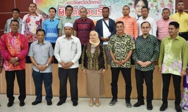 พ่อเมืองปัตตานีเปิดจวนต้อนรับปธ.คณะกรรมการป้องกันและปราบปรามยาเสพติดแห่งรัฐกลันตัน