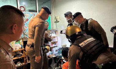 ระทึก!หนุ่มขอนแก่นเมายาคลั่งถือปืนอาละวาดทำลายข้าวของ ตำรวจบุกรวบทันควัน