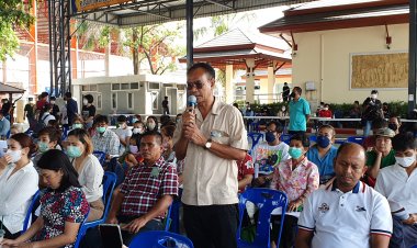 เทศบาลแพรกษาใหม่จัดประชุมรับฟังความคิดเห็นการเพิ่มกำลังผลิตกระแสไฟฟ้าจากขยะ