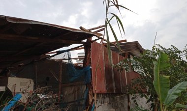 พายุลมแรง-ฝนตกหนักถล่มอำเภอหัวตะพานเมืองอำนาจเจริญ พ่อเมืองเตือนปชช.รับมืออากาศแปรปรวน