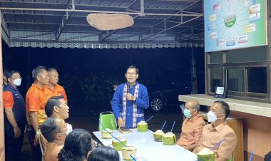 พ่อเมืองดอกลำดวนบุกสวนทุเรียน"ดินภูเขาไฟ" จับเข่าถกปัญหาผลผลิต "พิชิตทุเรียนอ่อน"ออกสู่ตลาด อย่าได้มีในปีนี้