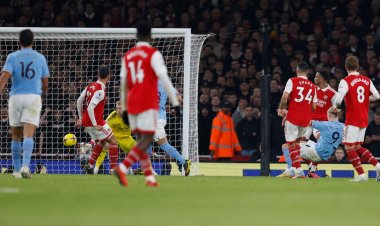 "เดอ บรอยน์"ทั้งยิงทั้งจ่าย"แมนฯซิตี้"บุกถล่ม"อาร์เซนอล"3-1 ยึดจ่าฝูงพรีเมียร์ ลีก