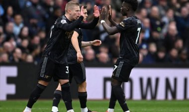 "อาร์เซนอล" ยิง 2 ประตูช่วงนาทีท้ายเกมพลิกแซง "แอสตัน วิลลา" 4-2 ศึกพรีเมียร์ ลีก