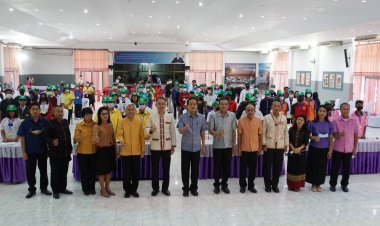 ศรีสะเกษเปิดฝึกอบรมถ่ายทอดความรู้และทักษะการเกษตรพื้นฐานให้กับเยาวชนต้นกล้า