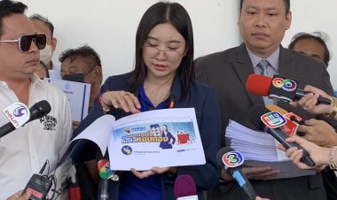 ซีอีโอ" วี หงษ์ทอง" พาผู้เสียหายถูกเพจปลอมหลอกขายสลากฯ เข้าแจ้งความ ปคบ.