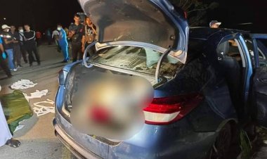 คนร้ายฆ่าโหด!ยัด 2 ศพอัดท้ายรถเก๋งยาริสทิ้งริมบึงที่นราธิวาสเป็นชายไม่ทราบชื้อ สัญชาติ