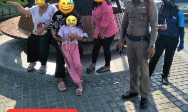 ตำรวจวังน้อยช่วยคุณแม่ตามหาลูกสาววัย 7 ขวบหลังลืมลูกสาวไว้ในปั้ม