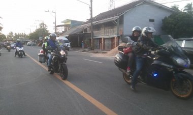 กรุ๊ปบิ๊กไบค์มาเลเซียมาปัตตานีครั้งแรกประทับใจมากเป็นแม้จะเดินมาแล้วทั่วประเทศ