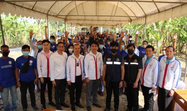 พรรครวมแผ่นดิน พระนครศรีอยุธยา ประชุมเลือกตัวแทนพรรค พร้อมชูนโยบายสู้ศึกเลือกตั้ง