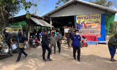 หนีกระเจิง!ตำรวจอำนาจเจริญบุกทลายบ่อนพนันไก่ชนเถื่อนนักพนันกว่า 50 รายวิ่งหนีป่าราบ