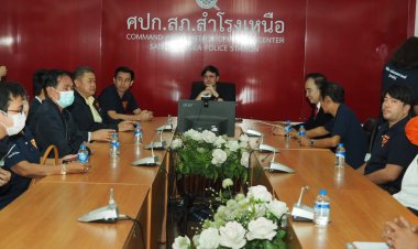 "รังสิมัน โรม" พรรคก้าวไกลลงพื้นที่เยี่ยมเจ้าหน้าที่ตำรวจ 4 โรงพักเมืองปากน้ำ