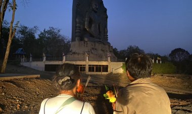 ก่อนวันหวยออก!ขอเลขเด็ดผึ้งหลวงทำรัง ใต้เศียรพญานาค  ครบ 7 เศียร 7 รัง