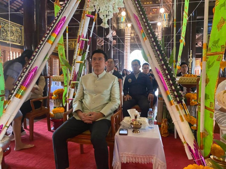 รมว.ชัยวุฒิ ปธ.ทำบุญใหญ่ วัดโลกโมลี วัดโบราณเก่าแก่ เมืองล้านนา