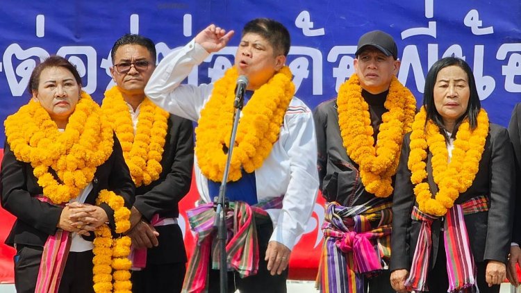 "แรมโบ้" ตะลุยอีสานนำทัพพรรครวมไทยสร้างชาติอ้อนชาวมหาสารคามหนุน"ลูงตู่อยู่ต่อ"