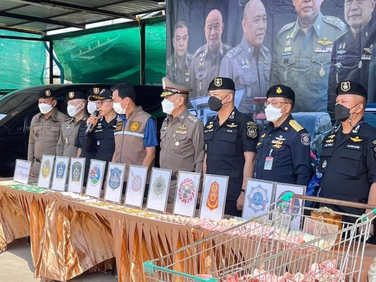 ตำรวจปส. สนธิกำลังตำรวจภูธภาค 1 ปูพรมบุกค้น 8 จุดพื้นที่อยุธยา-สระบุรียึดทรัพย์แก๊งค้ายาอีกกว่า 100 ล้าน