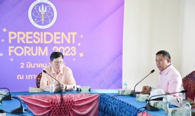 ผู้ว่าฯชลบุรีต้อนรับ รมว.อว.พร้อมคณะศึกษาดูงานเกาะสีชัง