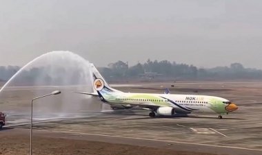 พิษจากหมอกควัน นกแอร์บินวนท่าอากาศยานแม่สอดหลายรอบ จนน้ำมันเกือบหมด