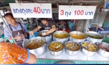 เห็นใจคนหาเช้ากินค่ำ!ร้านข้าวแกงเบตงยังคงขายราคาเดิม 3 ถุง 100 แม้ก๊าซหุงต้มปรับขึ้น