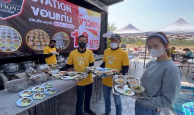 ขอทำดีเพื่อสังคม!ร้านข้าวแกง 10 บาทขอนแก่นมีอยู่จริง ทุกคนกินอิ่มท้องไม่อั้นทุกเมนู