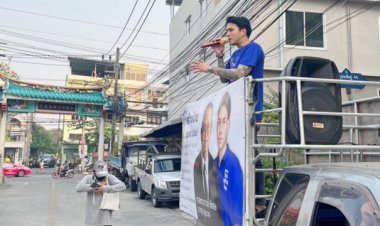 "นรุตม์ชัย" ลุยตลาดรุ่งเจริญชูนโยบายกองทุนคนตัวเล็ก กู้เป็นทุนประกอบอาชีพ พ่อค้าแม่ค้าสะท้อนปัญหาขายของไม่ดี-ทุนจม