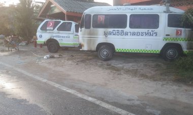 ระทึก!คนร้ายลอบวางเพลิงเผารถยนต์กู้ภัยมูลนิธิฮิลาลอะห์มัร เสียหาย 2 คัน