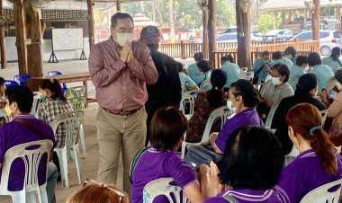 พรรคพลังประชารัฐ..."นายกเคี้ยง คนบ้านเฮา"  ร่วมพบปะ ชาว อสม.เพื่อชี้แจงการบันทึกข้อมูลผ่านระบบ smart