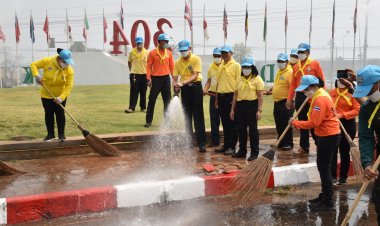 ปราจีนบุรีระดมทกภาคส่วนลดค่าฝุ่นละออง PM2.5  ย่านนิคมอุตสาหกรรม 304