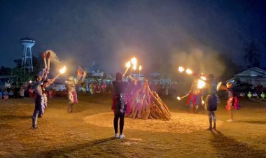 อำเภอขุนหาญ เปิดค่ายพักแรมลูกเสือและเนตรนารี