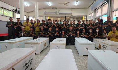 ร่วมกตัญญูอนุเคราะห์โลงศพสำหรับบรรจุร่างผู้อุทิศร่างกาย เพื่อการศึกษา ปีการศึกษา 2565  พร้อมเคลื่อนย้ายนำส่งไปยังวัดเวตวันธรรมาวาส