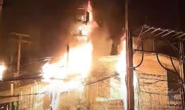 เพลิงไหม้สายเคเบิ้ล  บริเวณริมถนนเเจ้งวัฒนะ