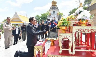 "บิ๊กตู่"สักการะพระพุทธทักษิณมิ่งมงคลพระพุทธรูปคู่บ้านคู่เมืองดนราธิวาสก่อนลงพื้นที่ตรวจราชการอ.ตากใบ