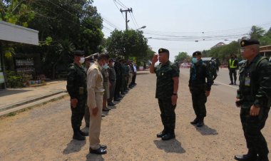 ผู้ช่วยผู้บัญชาการทหารบก ตรวจเยี่ยมการปฏิบัติงานป้องกันชายแดนในพื้นที่กองกำลังสุรนารี