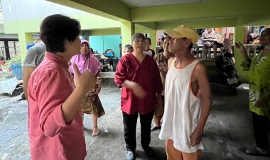 "น.ส.ฐิติภัสร์"ว่าที่ผู้สมัครส.ส.กทม. เขตบางกะปิ-วังทองหลาง พรรครทสช.ลงพื้นที่ช่วยเหยื่อไฟไหม้ชุมชนลำสาลีพัฒนา