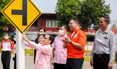 ธนชาตประกันภัย ร่วมกับ จังหวัดอุตรดิตถ์ เพิ่มความปลอดภัยเส้นทางสายหลักพื้นที่ชุมชน “บ่อทอง” ลุยแก้จุดเสี่ยงอุบัติเหตุทางแยกหน้าโรงเรียน-ถนนเลียบคลอง