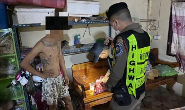 ตร.ทางหลวง สุดเจ๋ง!! ลุยค้น 2 จังหวัดจับผู้ต้องหายาเสพติดและอาวุธปืน กระสุนอื้อ